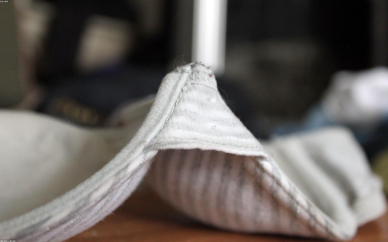 delicate bras drying flat after gentle washing